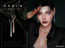 Sims 4 Female Accessory Mod: Pendant Earrings (Featured)