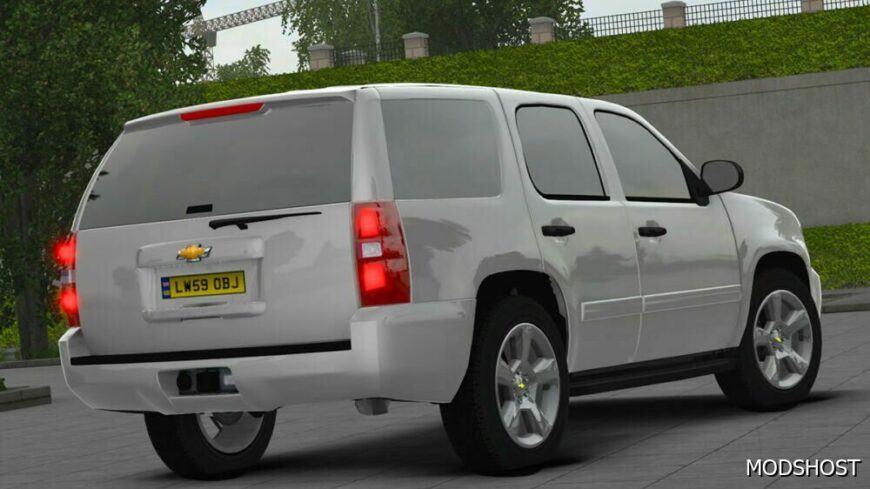 ETS2 Chevrolet Car Mod: Tahoe 2007 V3.7 1.50 (Featured)