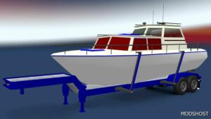 ETS2 Mod: Small Boat Trailer 1.50 (Image #2)