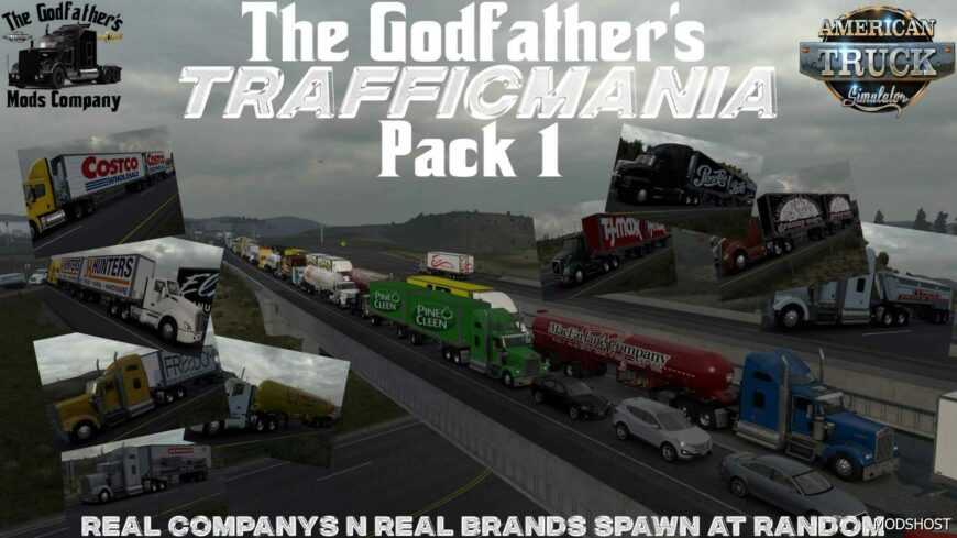 ATS Mod: The Godfather’s TrafficMaina Pack 1 V1.1 (Featured)