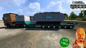 ETS2 Mod: 95TN Siemens Transformator Trailer 1.50 (Image #3)