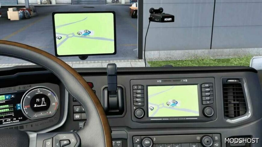 ETS2 Navigation Mod: Tomtom GO Navigation 1.50 (Featured)