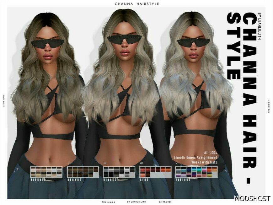 Sims 4 Female Mod: Channa Hairstyle (Featured)