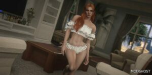 GTA 5 Player Mod: Frilly Lingerie (Featured)