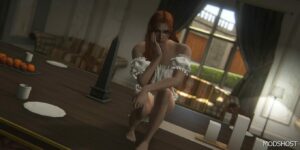 GTA 5 Player Mod: Frilly Lingerie (Image #3)