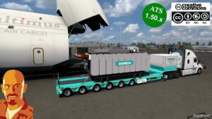 ATS Mod: 95TN Siemens Transformator Trailer 1.50 (Featured)