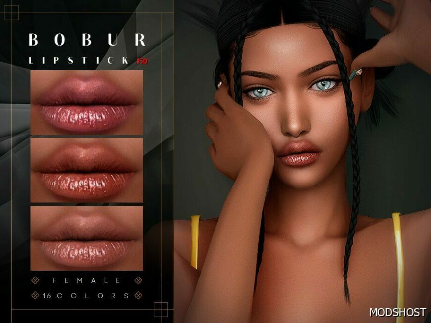 Sims 4 Female Makeup Mod: Voluminous Lipstick (Featured)