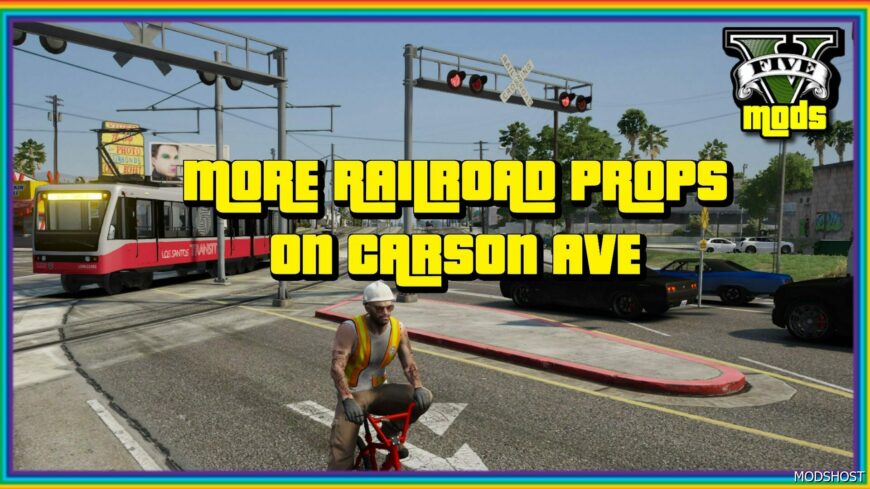 GTA 5 Map Mod: More Railroad Props on Carson AVE V0.2 (Featured)