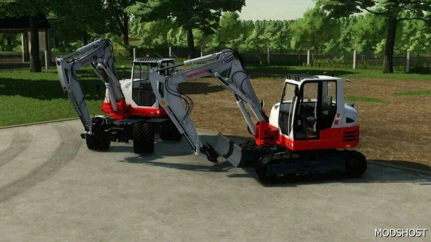 FS22 Forklift Mod: Takeuchi TB295W / TB290-2 FIX (Featured)