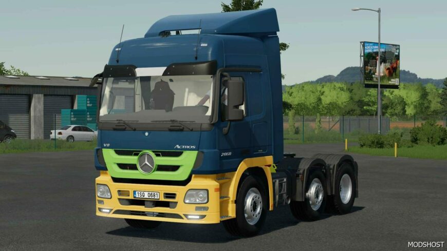 FS22 Mercedes-Benz Truck Mod: Mercedes Benz Actros MP3 (Featured)