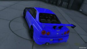 GTA 5 Nissan Vehicle Mod: Skyline GTR R34 (Image #3)