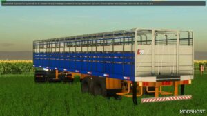 FS22 Livestock Trailer Mod: Cage 2 Axles (Image #2)