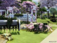 Sims 4 House Mod: like A Painting (NO CC) (Image #4)