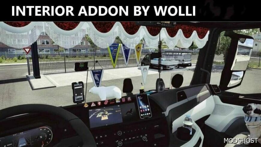 ETS2 Mod: Interior Addon V1.4.7 1.50 (Featured)