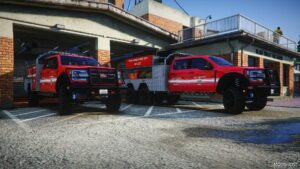 GTA 5 Vehicle Mod: Sandstorm D205 Brush Trucks 4×4/6×6 Add-On | Sounds V1.1 (Featured)