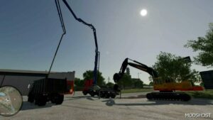 FS22 Volvo Mod: Liebherr Concrete Pump Based on Volvo (Featured)