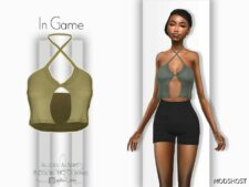 Sims 4 Female Clothes Mod: Eliana TOP Tank – ACN 433 (Image #2)