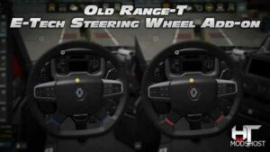 ETS2 Part Mod: OLD Range T E-Tech Steering Wheel Add-On 1.50 (Featured)