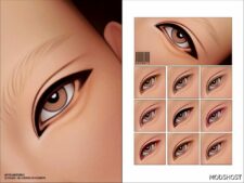 Sims 4 Eyeliner Makeup Mod: N336 V1 (Featured)