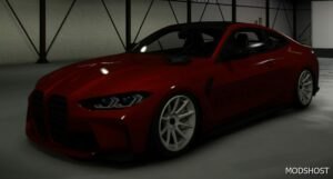 GTA 5 BMW Vehicle Mod: 2021 BMW M4 LS2 Swap Debadged | Add-On | Fivem (Featured)