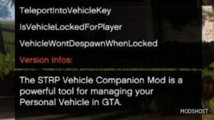 GTA 5 Script Mod: Strp VCompanion V1.1 (Image #2)