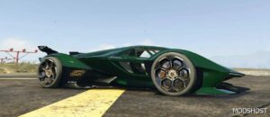 GTA 5 Lamborghini Vehicle Mod: V12 Vision Gran Turismo Add-On (Image #5)