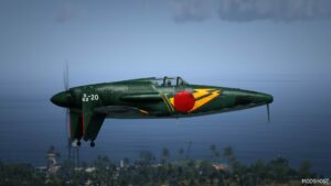 GTA 5 Aircraft Vehicle Mod: Kyushu J7W1 Shinden Add-On (Featured)