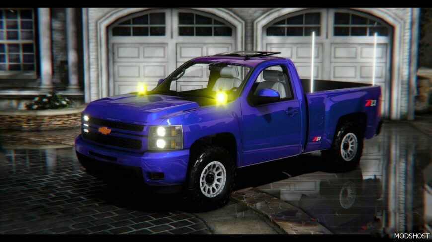 GTA 5 Chevrolet Vehicle Mod: Silverado Z71 2011 2 Door (Featured)