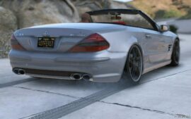 GTA 5 Mercedes-Benz Vehicle Mod: SL65 AMG (R230) Addon | Animated (Featured)