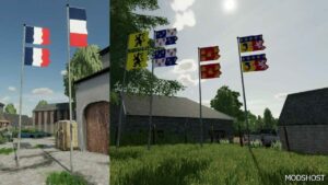 FS22 Placeable Mod: French Regions Flags Pack V3.0 (Image #4)