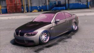 GTA 5 BMW Vehicle Mod: M3 E92 Stance (Featured)