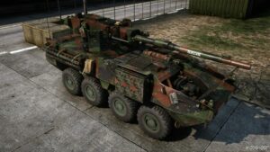 GTA 5 Military Vehicle Mod: M1128 Stryker Mobile GUN System Add-On | Vehfuncs V (Image #4)