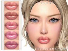 Sims 4 Lipstick Makeup Mod: N254 (Featured)