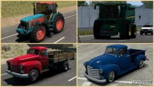 ATS Mod: Slow Traffic Vehicles 1.50 (Featured)