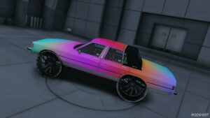 GTA 5 Chevrolet Vehicle Mod: Caprice on Forgiatos Custom Multicolor (Image #2)