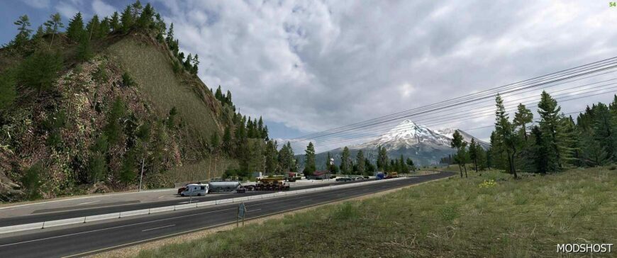 ATS ProMods Map Mod: Mountain FIX for Promods V1.150 (Featured)