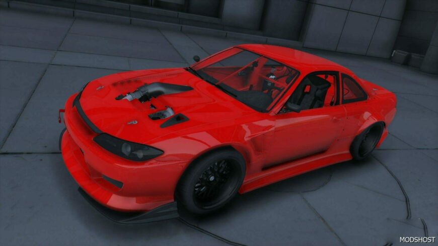 GTA 5 Nissan Vehicle Mod: Silvia S14 Drift (Featured)