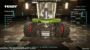 FS22 Fendt Pack Mod: Katana 850 V1.5 (Image #6)