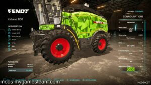 FS22 Fendt Pack Mod: Katana 850 V1.5 (Image #14)