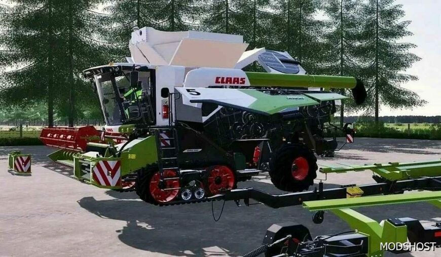 FS22 Claas Combine Mod: Lexion Pack (Interactive Control) (Featured)