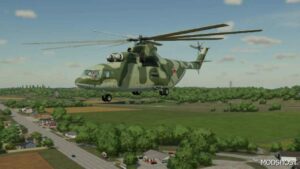 FS22 Helicopter Vehicle Mod: MI-26T (Featured)