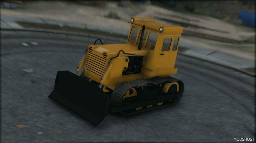 GTA 5 Vehicle Mod: 1970 T-130 Buldozer (Featured)