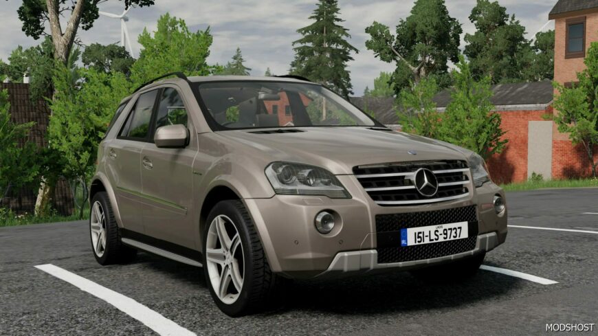 BeamNG Mercedes-Benz Car Mod: Ml-Class 2008-2011 0.32 (Featured)