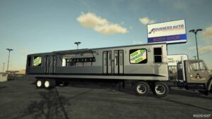 FS22 Mod: Subway Food Trailer (Featured)