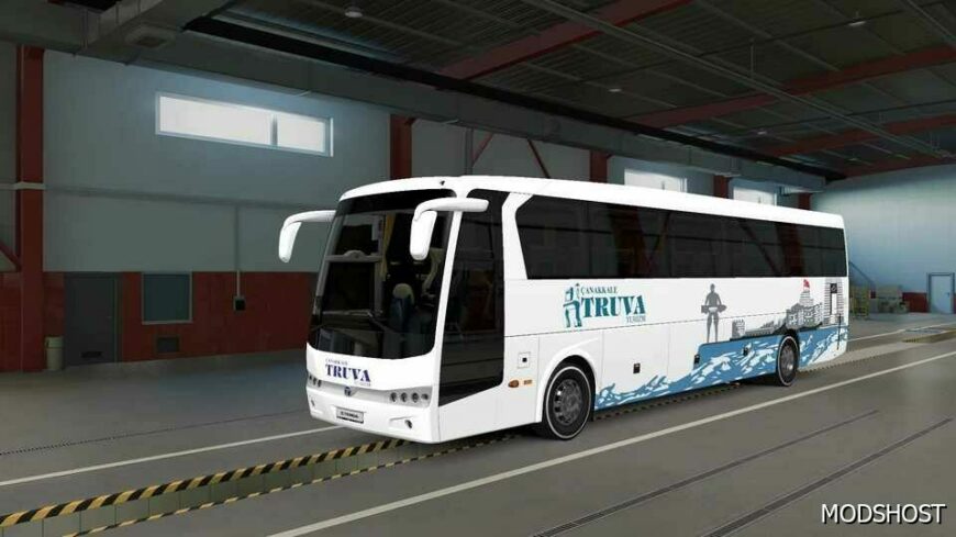 ETS2 Temsa Mod: Safir II VIP Truva Turizm Skin 1.50 (Featured)