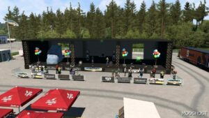 ETS2 Map Mod: Trucker Meeting on The A7 1.50 (Image #3)