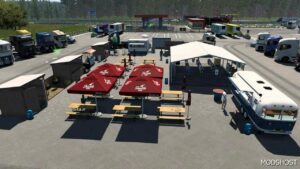 ETS2 Map Mod: Trucker Meeting on The A7 1.50 (Image #4)