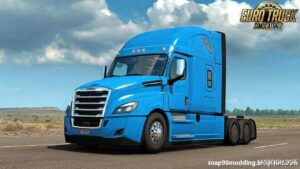 ETS2 Freightliner Truck Mod: Cascadia 2022 by Soap98 V1.2.6 1.50 (Featured)