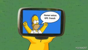 ATS Navigation Sound Mod: Homer French GPS Voices 1.50 (Featured)