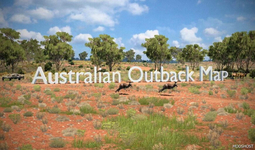 ATS Mod: NEW Australian Outback Map V5.1 1.50 (Featured)